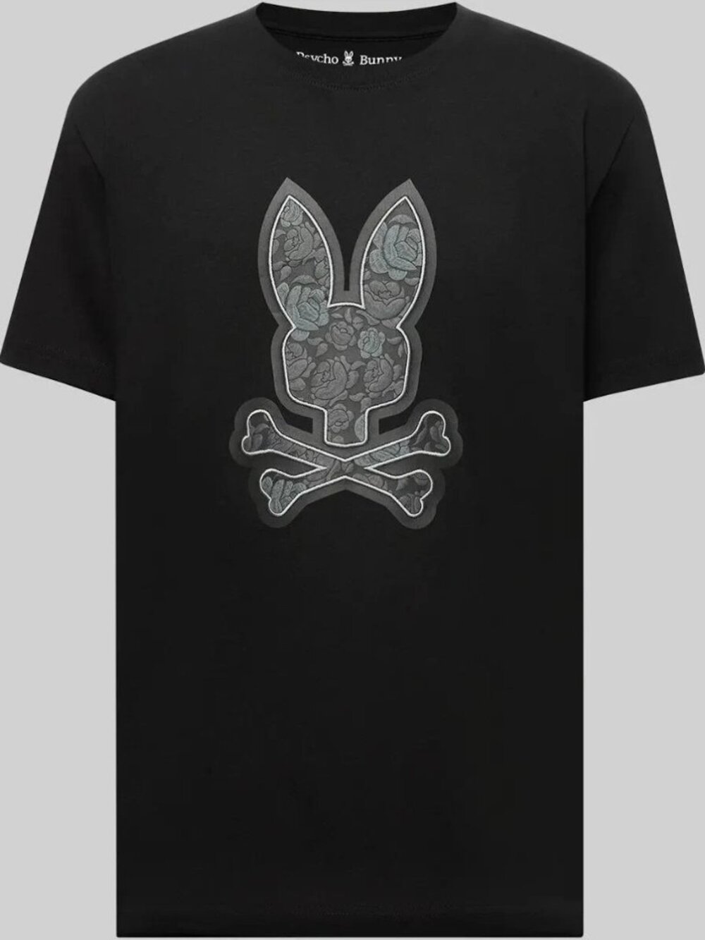 NWOT Psycho Bunny Men's Rowen Bunny Graphic Tee in Black Size 4/S